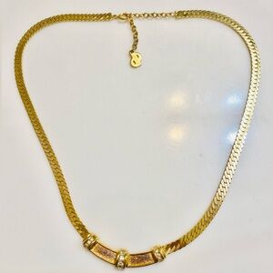 Christian Dior Gold  Choker